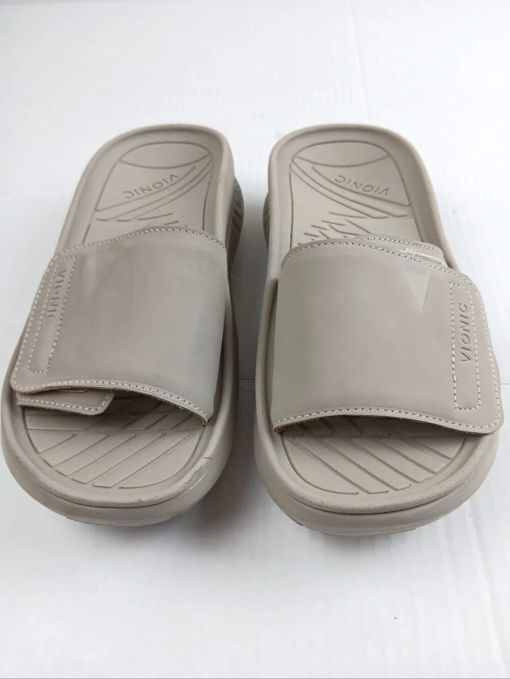 Vionic Women Rejuvenate Recovery Slide Sandal Slip On Cobblestone Grey - Picture 3 of 12